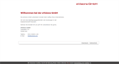 Desktop Screenshot of evisions.de